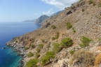 Crète : sentier E4 de Agia Roumeli à Sougia