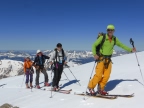 Dômes de Miage et glacier d'Armancette à skis avril 2014