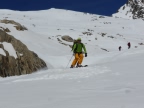 Dômes de Miage et glacier d'Armancette à skis avril 2014