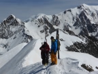 Dômes de Miage et glacier d'Armancette à skis avril 2014