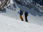 Dômes de Miage et glacier d'Armancette à skis avril 2014