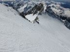 Dômes de Miage et glacier d'Armancette à skis avril 2014