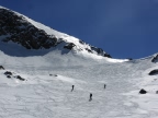 Dômes de Miage et glacier d'Armancette à skis avril 2014