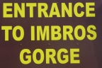 Crète : gorges d'Imbros près de Chora Sfakion - Sfakia