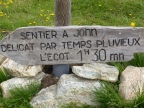 Ouille du Midi depuis le refuge des Evettes