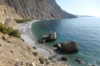 Crète : sentier E4 de Sfakia Chora Sfakion à Agia Roumeli