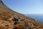 Crète : sentier E4 de Sfakia Chora Sfakion à Agia Roumeli
